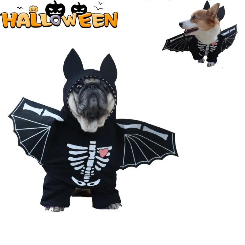 1tk Halloween Pet Pvt Tiivad Cosplay Riided Koer Jube Kostüüm Koer Topp Koera Kutsikas Pidulik Pool Kaste Tarvikud