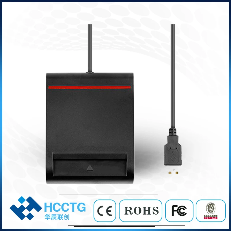 HCCTG ISO 7816 Klass A, B, C Koos USB2.0 Liides Tai ID Smart Card Reader DCR30