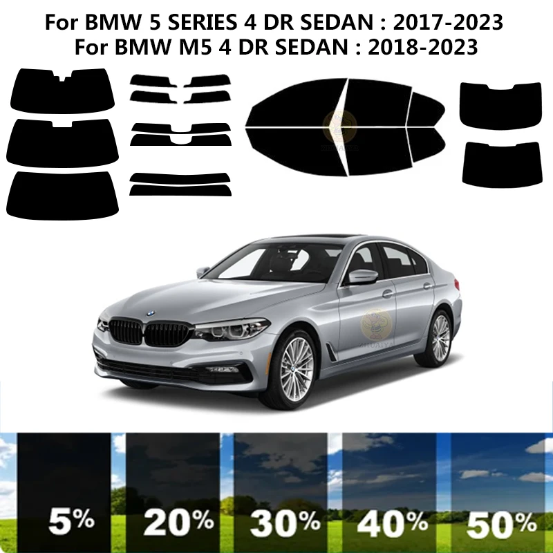 Precut nanoceramics auto UV Aknas Tint Kit Auto Akna Film BMW M5 F90 4 DR SEDAN 2018-2023