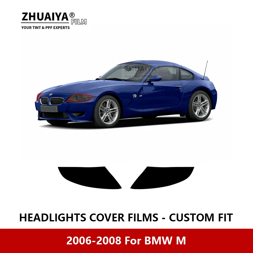 BMW M 2006-2008 Auto Välisilme Esitulede Anti-scratch PPF precut kaitsekile Remont film Auto kleebised Tarvikud