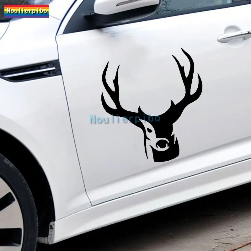 Isikliku Keha Kaunistamine Deer Hunting Sarved Auto Kleebised Sobivad PVC Decal Auto Kere Esiklaas Käru Juhtudel