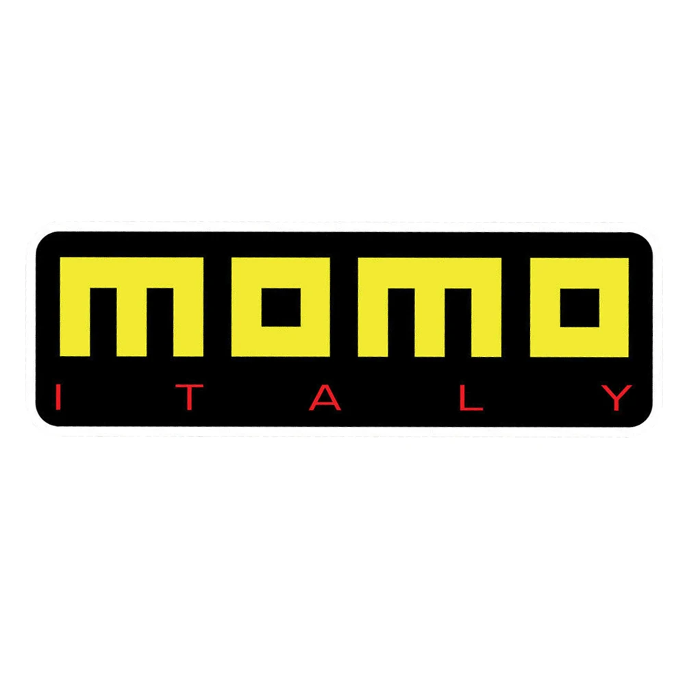 Momo Decal Logo Kleebise Täielik Värvi Die Lõigatud Liim Sülearvuti JDM Auto Racing Itaalia