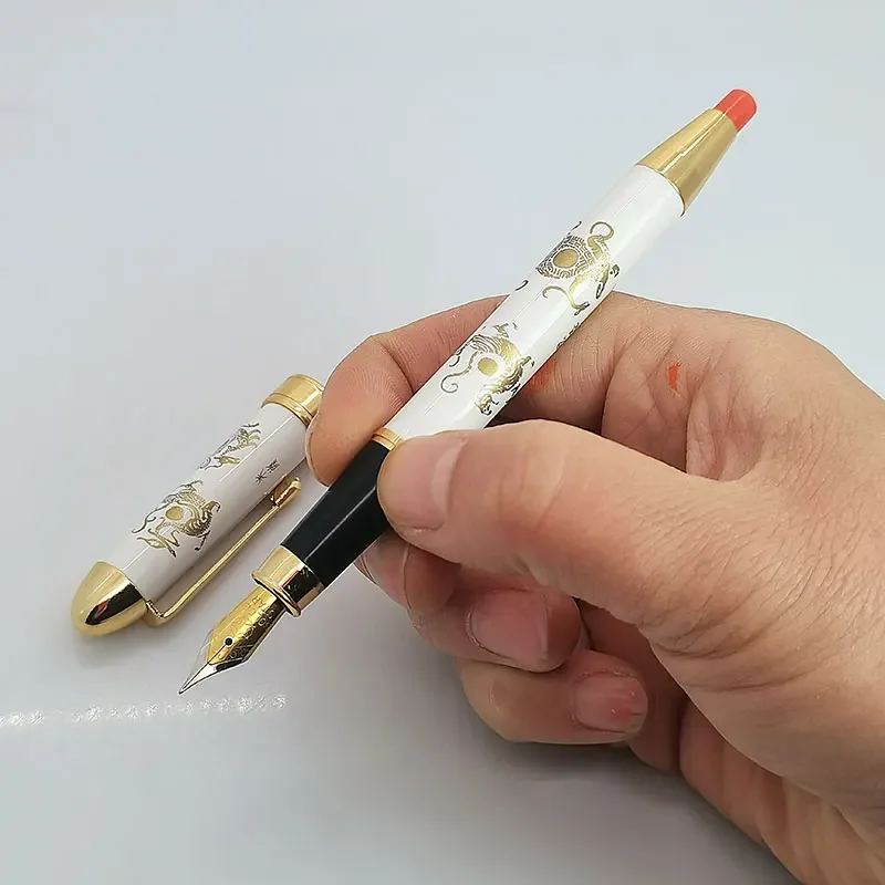 Vana-Hiina Pen Jinxing Iriidium Purskkaev Pliiats Metallist Baar Multi-Funktsionaalne Pen Kogumise Kasutada
