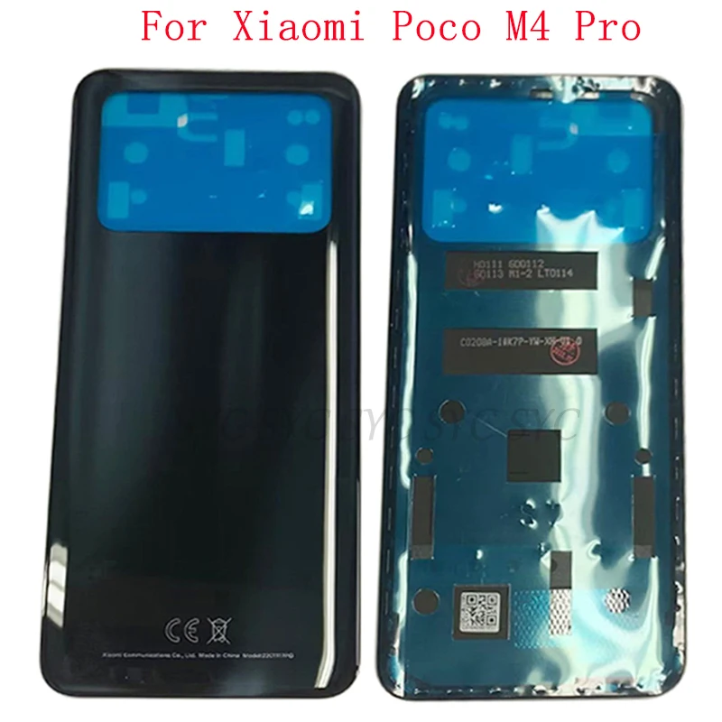 Patarei Kaane Taga Uks Juhul Eluaseme Xiaomi Poco M4 Pro tagakaane Logo Parandus Osad