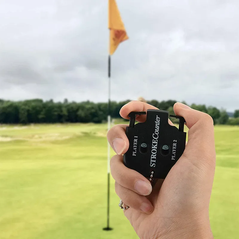 Mini Mugav Golf Lask Loota Insult Putt Keskmine Counter Kaks Numbrit Hinded Pidaja Koos Võtmehoidja Golf Koolitus Aidsi Golf Accessorie