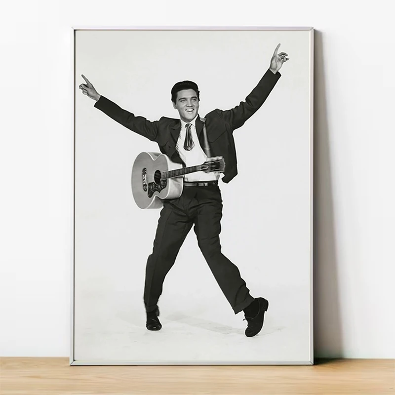 Plakateid Seina Art Elvis Presley Laulja Gamer Tuba Teenetemärgi Dekoratiivset Maali Poster Lõuend Kodu Decore Tasuta Shipping