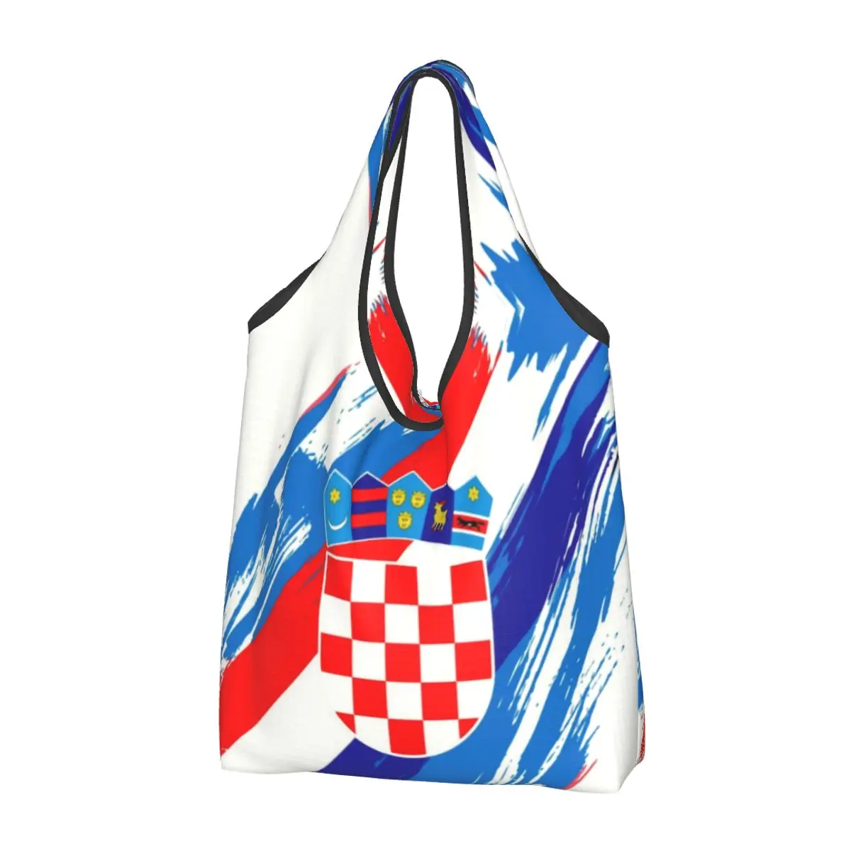 Mood Lipu Horvaatia Shopping Tassima Kotid Kaasaskantav Horvaatia Patriootliku Uhke Toidukaubad Shopper Õlakott