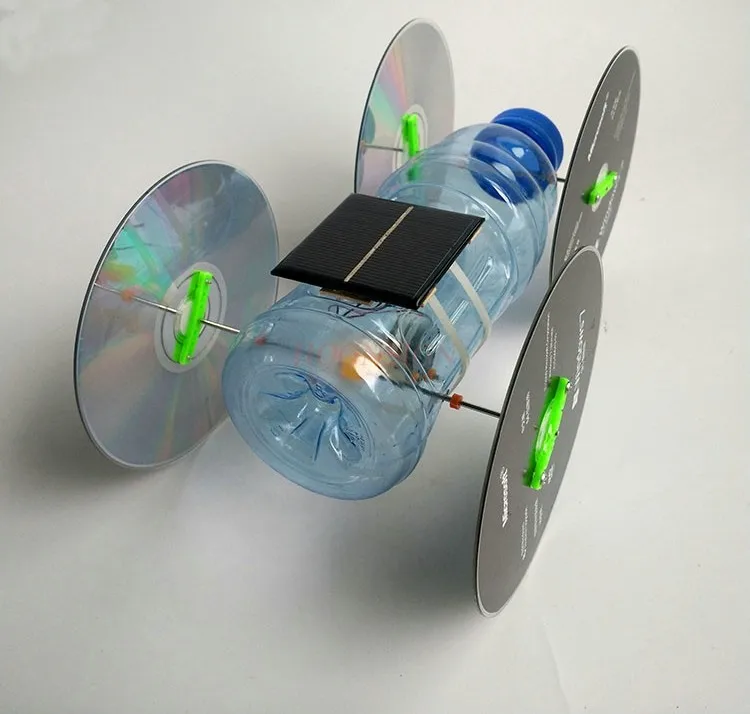 Füüsika õpetamise DIY solar mänguasja auto elusmaterjalid, väike tootmistehnoloogia väike leiutis konkurentsi tööd mudel käsitöö