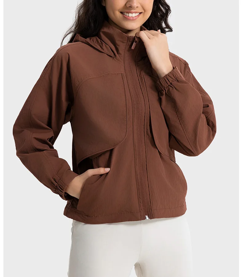 Suur brändi uue toote riidest, hingav ja veekindel kapuutsiga jakk naiste SBS tõmblukk hingav soft shell jakk eest