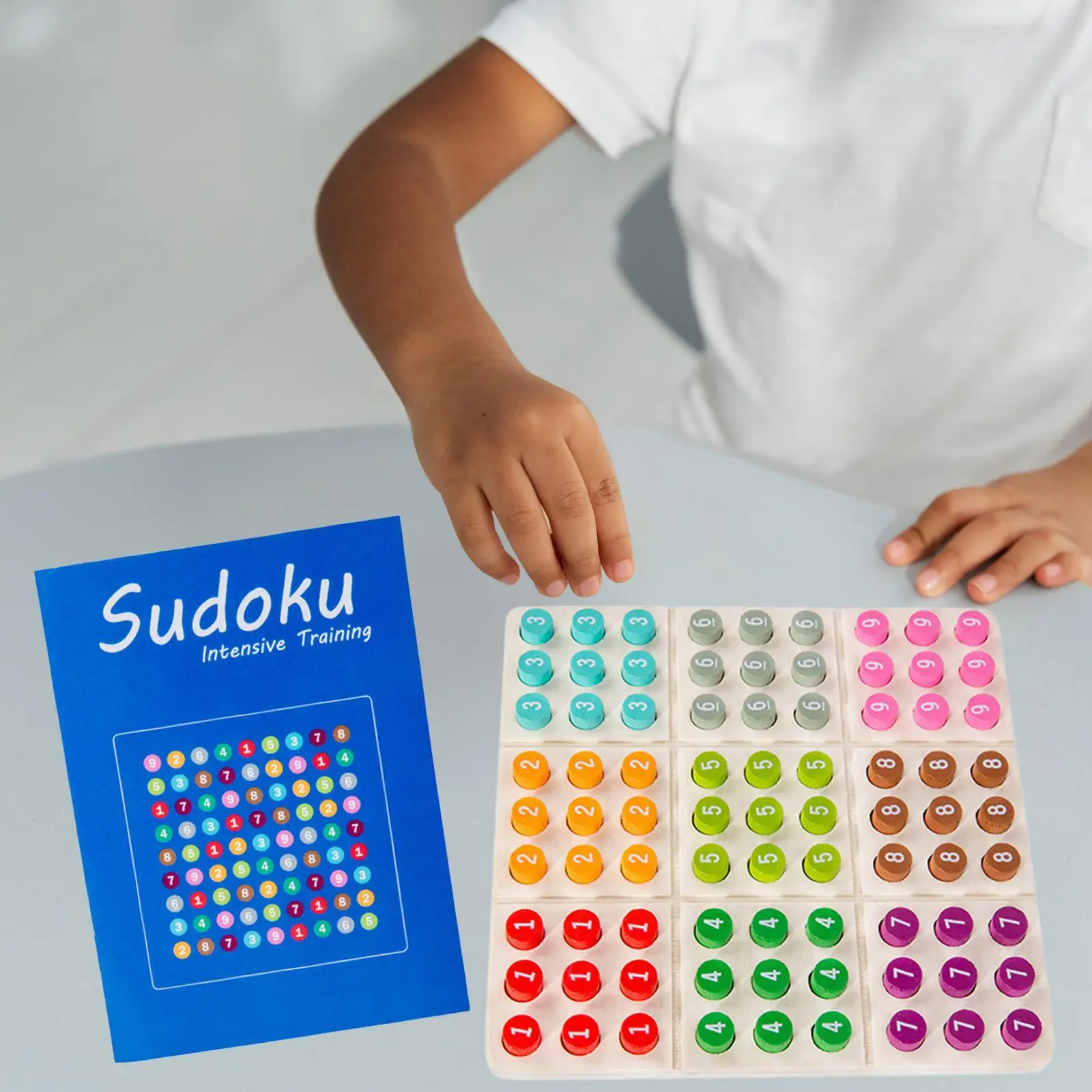 Puidust Sudoku Puzzle Lauamäng Kaasaskantav Pool Soosib Matemaatikat Õppida, Aju Teaser Mänguasjad