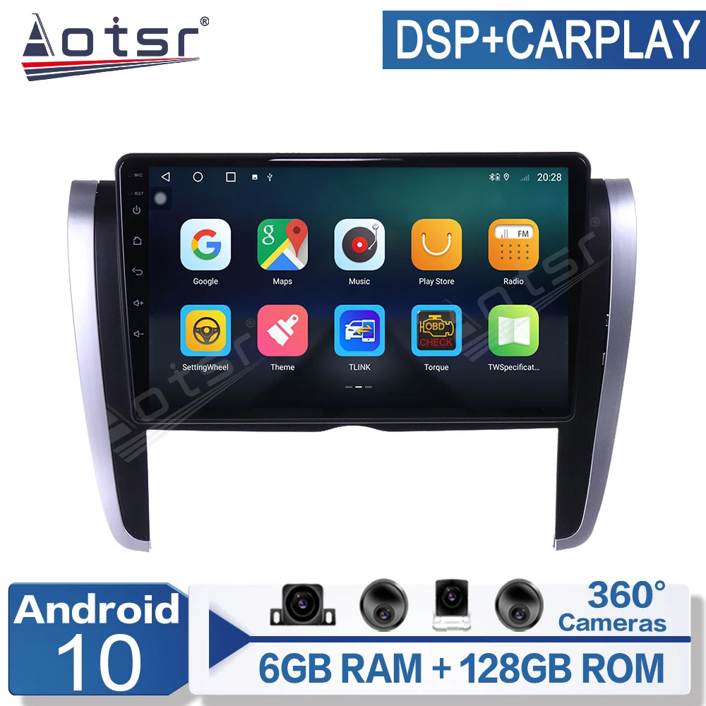 6+128G Android Raadio Auto Multimeedia Video Mängija, Toyota Allion 2007-2015 navigatsiooni GPS-IPS ekraan PX6 Nr 2 Din AutoRadio