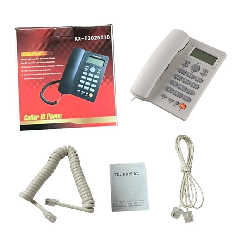 Ekraan helistaja Telefoni Käed Kutsudes Juhtmega Lauatelefoni Telefon KX-T2025 Dropship