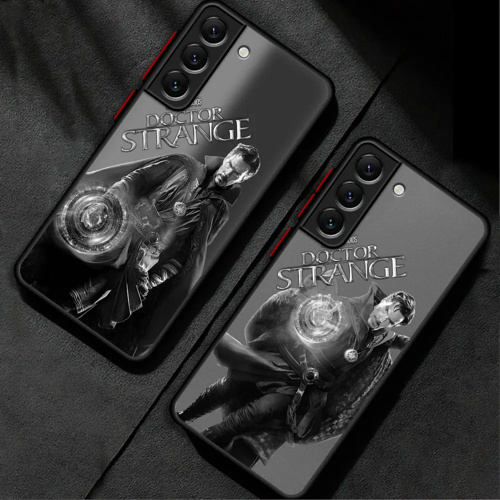 Marvel Univers Doctorstrange Case For Samsung Galaxy S23 S21 Pluss S20 S22 Ultra FE S10 Lisa 20 S9 8 Põrutuskindel Matt Pehmed Kaaned