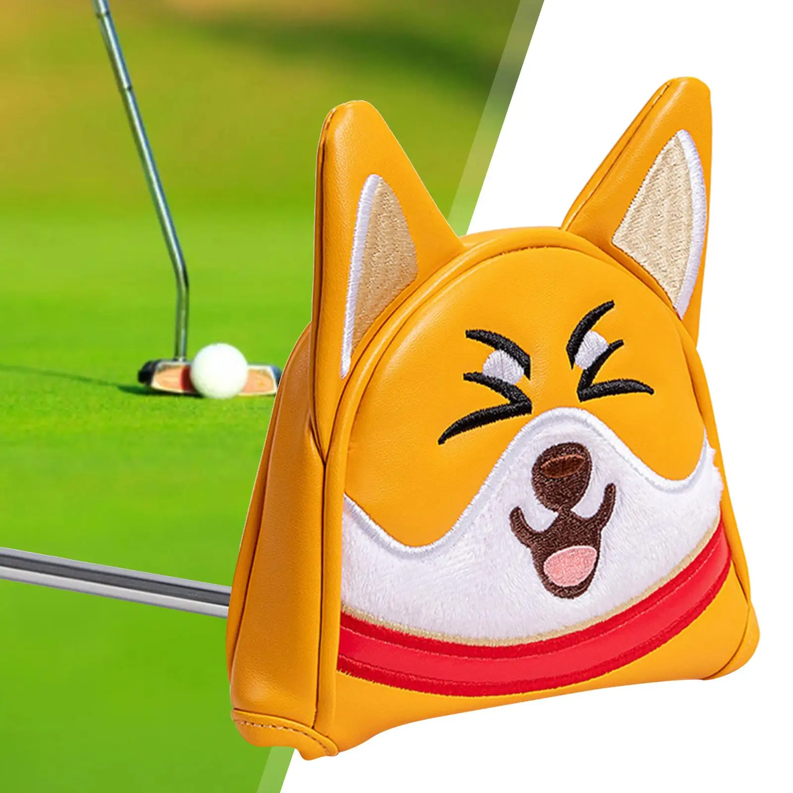 Golf Vasara Kuulitõukaja Pea Hõlmama Stiilne Väljas PU Nahk Golf Club Headcover