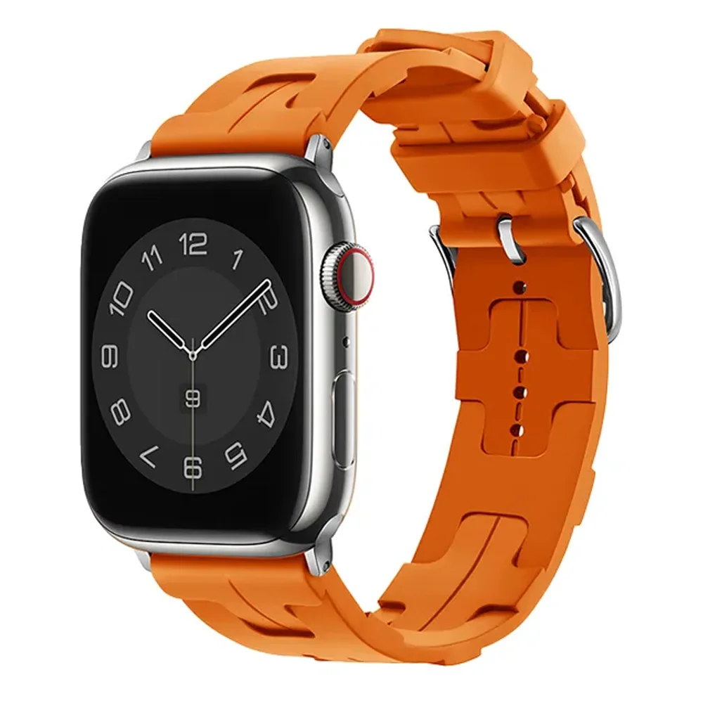 Uus Kilim Ühe Tour Apple Watch Band 44mm 40mm 49mm 45mm 41mm Silikoon käevõru iwatch seeria 9 se 3 5 6 7 8 ultra 2 Rihma