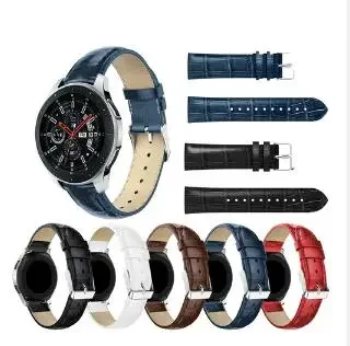 22mm luksus nahast Rihm Samsung Käik sport S3 watch band klassikaline piiril käepaela Samsung Galaxy 46 mm käevõru rihm