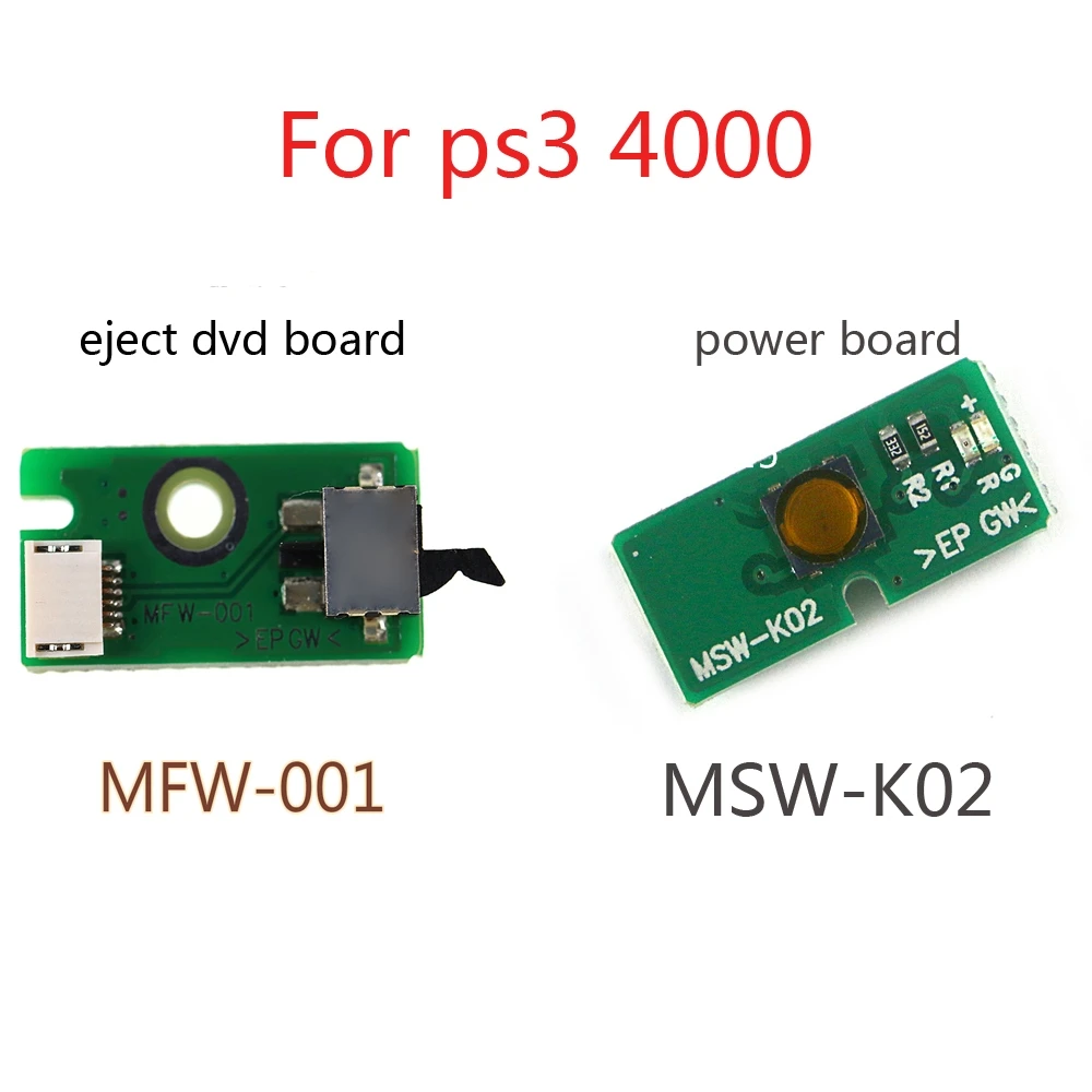 PS3 super slim CECH-400XX MSW-K02 power off juhatuse MFW-001 eject dvd-draivi juhatus 6pin flex lint kaabel ps3 4000