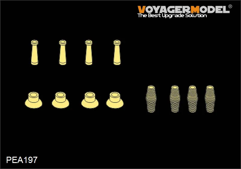 Voyager Mudel PEA197 1/35 Kaasaegne MEILE AFV Atenna Baasi Set1 (Quad set) (Kõigile)