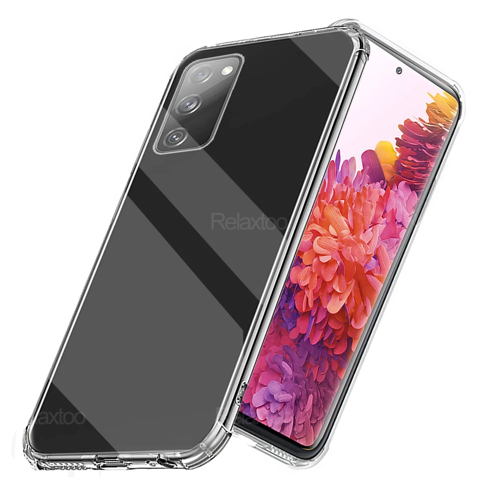 Silikoon on pehme telefoni kaane puhul samsung Galaxy s20 FE 5G S20FE s 20 Fan Edition Läbipaistev põrutuskindel coque fundas
