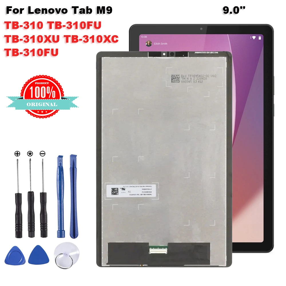Originaal Lenovo Tab M9 TB-310 TB-310FU TB-310XU TB-310XC TB-310FU 9.0