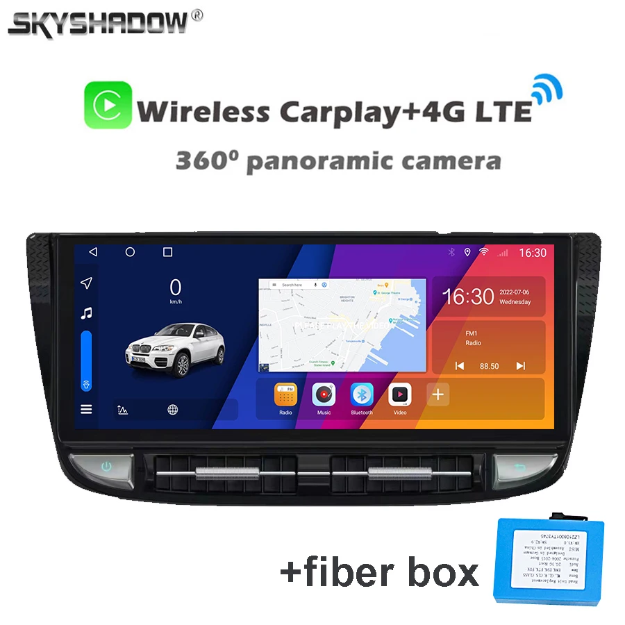 Blu-ray kiudaineid kasti Carplay Auto Android 13.0 8G+256G Auto DVD-Mängija, GPS, WIFI, Bluetooth RDS Raadio Porsche panamera 2012 - 2017