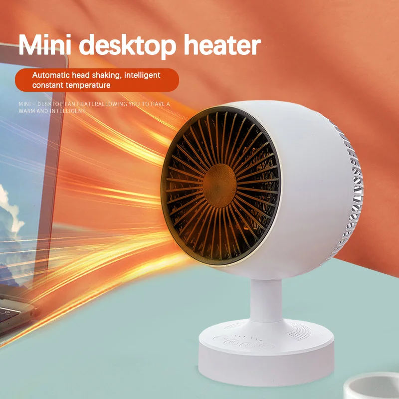 Portable Electric Heater Fan Kolmas Käik Kohanemise Külm Õhk+Kuum Õhk Kahesuguse Kasutusega Kütte Shakeable Peakontor Desktop Toaline Soe