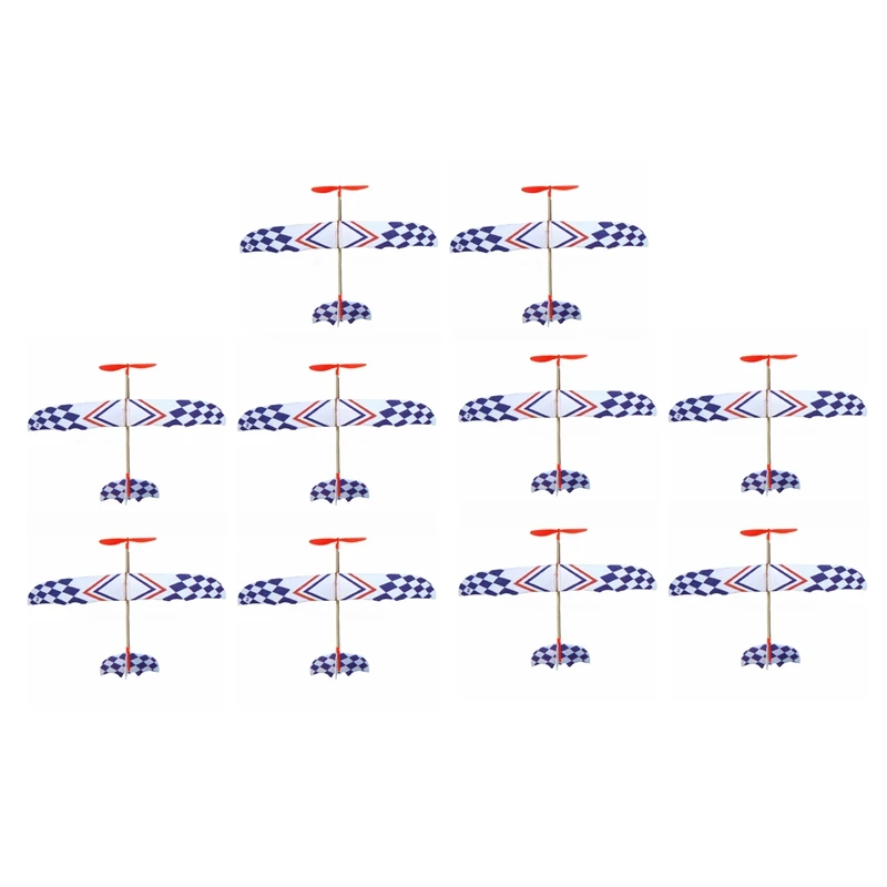 10X Elastne Rubber Band Powered DIY Vaht Lennuk Mudeli Komplekt Õhusõiduki Hariduslik Mänguasi