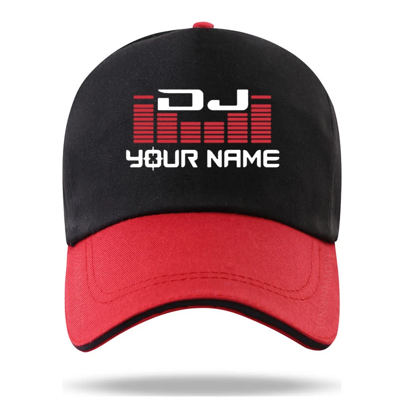 DJ Oma Nime Custom Print Värvi sobitamise Baseball Cap Casquette Mütsid Paigaldada Vabaaja Hip Hop Isa Mütsid Meestele, Naistele, Unisex Mütsid