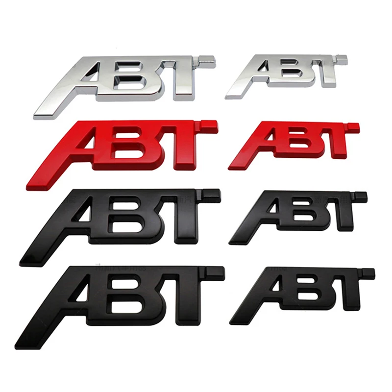 3d Metall ABT Logo Tähed Auto Ees Embleem, Rinnamärk Audi A5 A7 A1 SQ5 TT RS6 RS3 Q7 Q5 Q8 A3, VW Golf, 7 ABT Kleebis Tarvikud