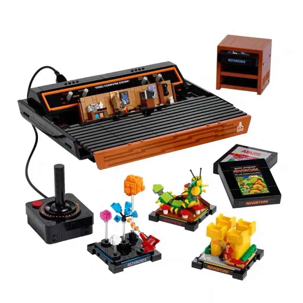 LAOS Loovust Atari 2600 ehitusplokid Mudel Sobib 10306 KES Vintage Mängukonsool Tellised Mänguasjad Poistele Sünnipäeva Kingitus Komplekt