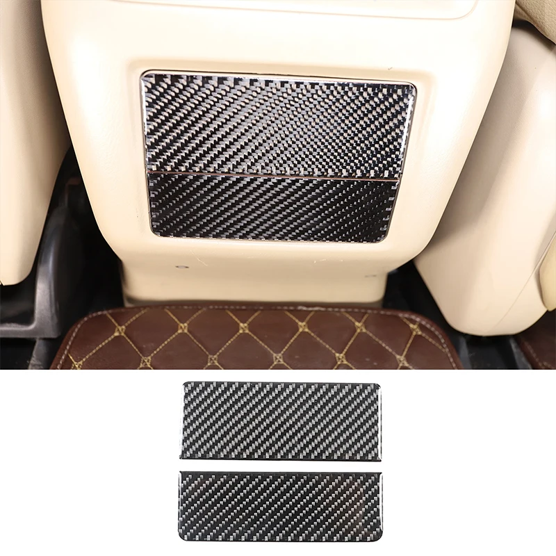 Näiteks Nissan Pathfinder 2013-2018 pehme carbon fiber auto tagumine õhu väljalaskeava alumine paneel kleebis interjööri muutmist tarvikud