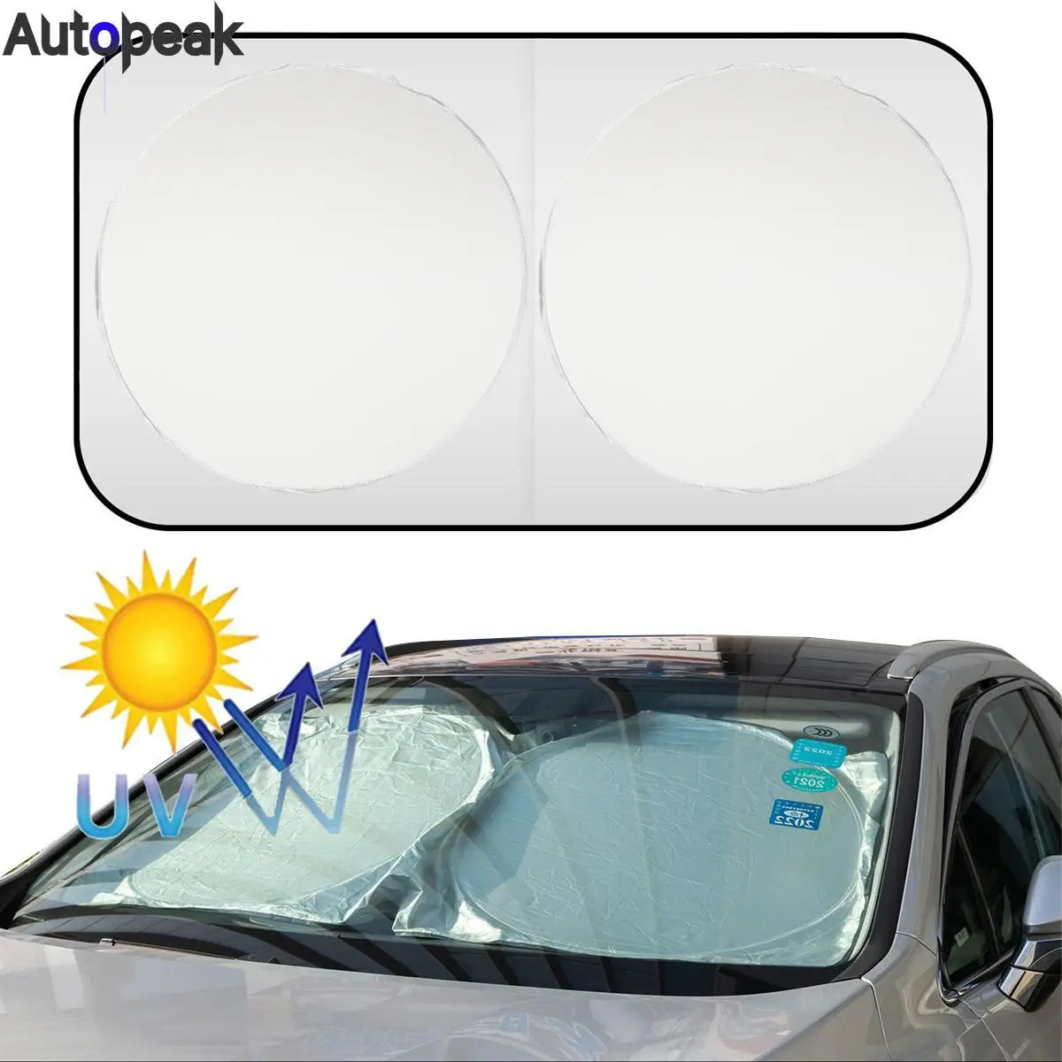 Auto Auto Esiklaas Päikesevarju Kate Storage Pouch päikesesirm Varju Anti-UV ja Soojus Kaitse Auto Interjööri Aksessuaarid