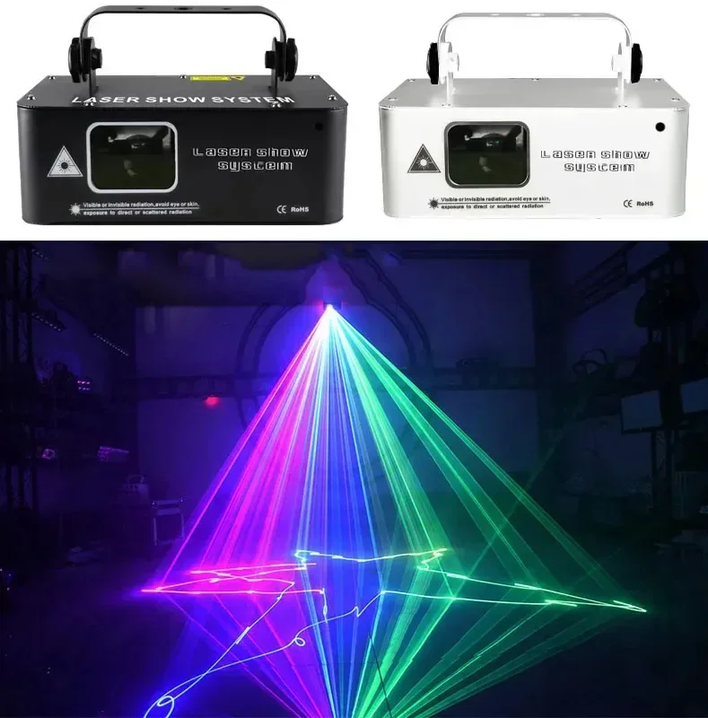 Professionaalne 500MW RGB DJ Controller Disco Tuled DMX Tala Line Skanner Projektor Etapil Laser Tuled Toime Isik Ööklubi