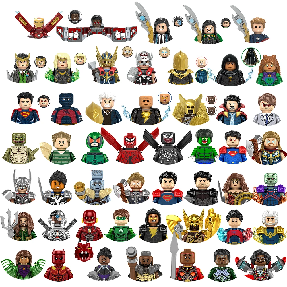 2023NEW Mini 3D Marvel Avengers Superkangelane Mudel märgistik, ehitusplokid Assamblee Mänguasjad, Laste Sünnipäev Kingitused Poisid Tüdrukud