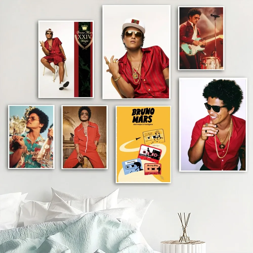 Laulja Bruno Mars Plakat, Poster Seina Pildid Elutuba Kuulu Decor